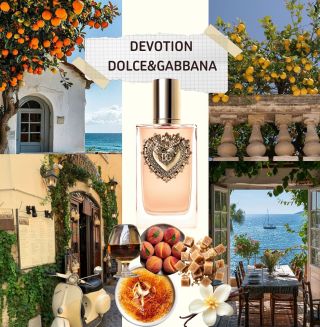 Devotion je sladká, gurmánska a pritom elegantná vôňa, ktorá spája citrusovú sviežosť so zvodným karamelom a vanilkou. •...