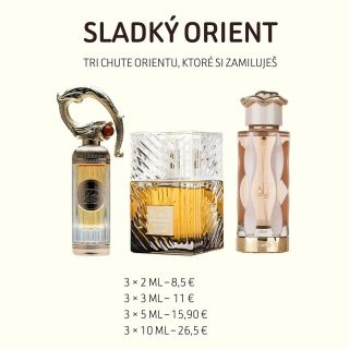 🍯 Set Sladký Orient 🍯 Tri sladko‑orientálne vône, ktoré si okamžite zamiluješ. Každá prináša inú tvár Orientu – od...