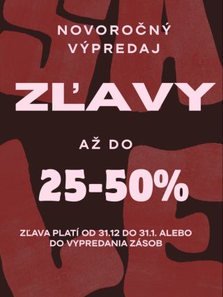 ✨ NOVÝ ROK, NOVÉ VÔNE, NOVÉ ZĽAVY ✨ Odštartuj rok s esenciálnym výpredajom až do -50 %! Platí od 31.12 do 31.1 alebo do...